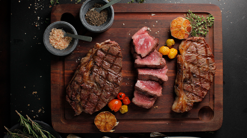 Adana Kebab Close-up vom Grill